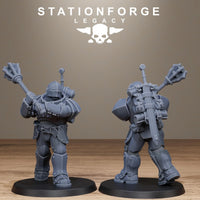 3D Printed Solaris Infantry by Stationforge Miniatures