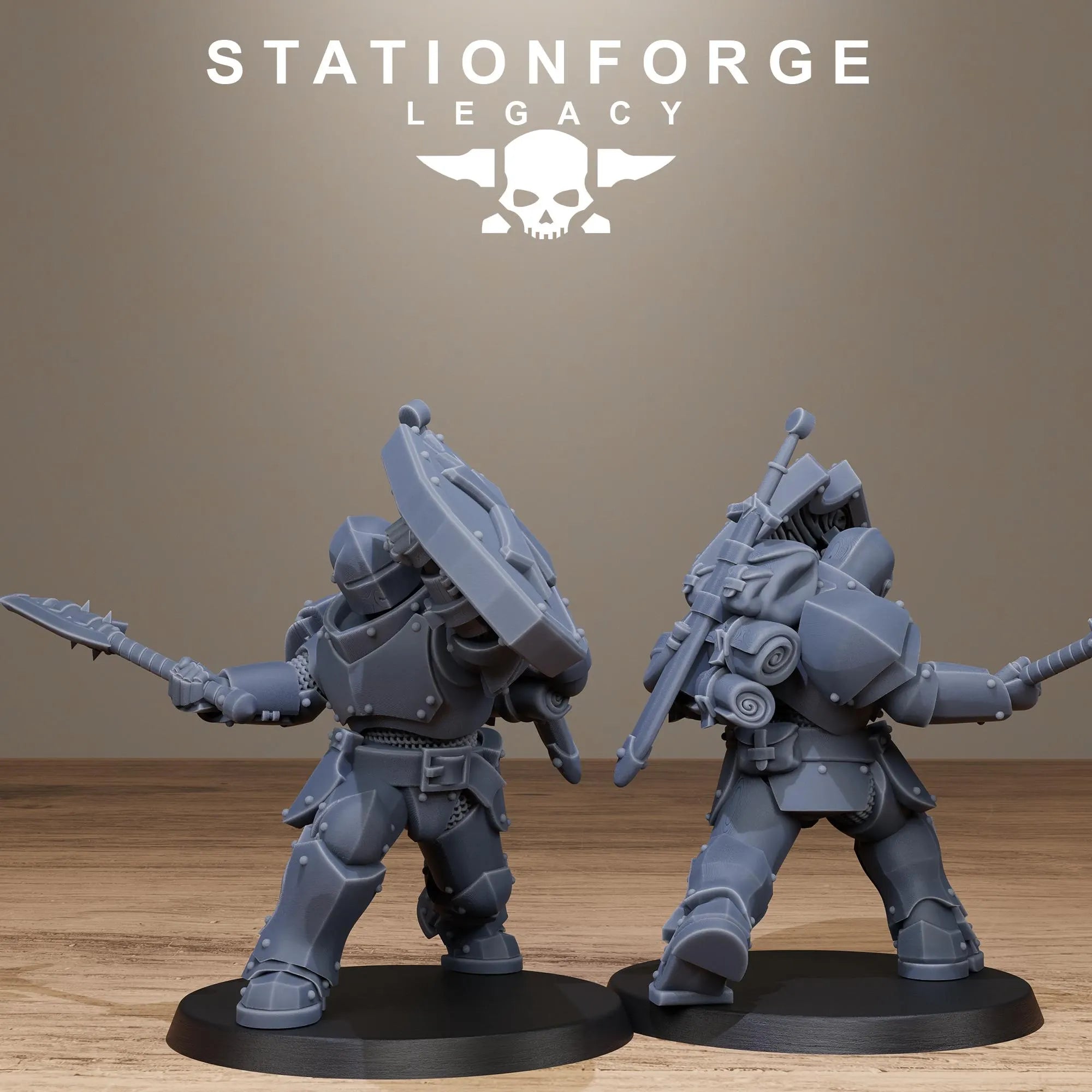 3D Printed Solaris Infantry by Stationforge Miniatures