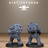 3D Printed Ironvale Infantry by StationForge Miniatures