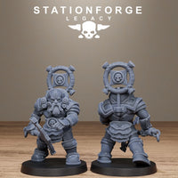 3D Printed Ironvale Dwarf Infantry by Stationforge Legacy Miniatures