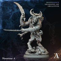3D Printed Moontaurs by Archvillain Games
