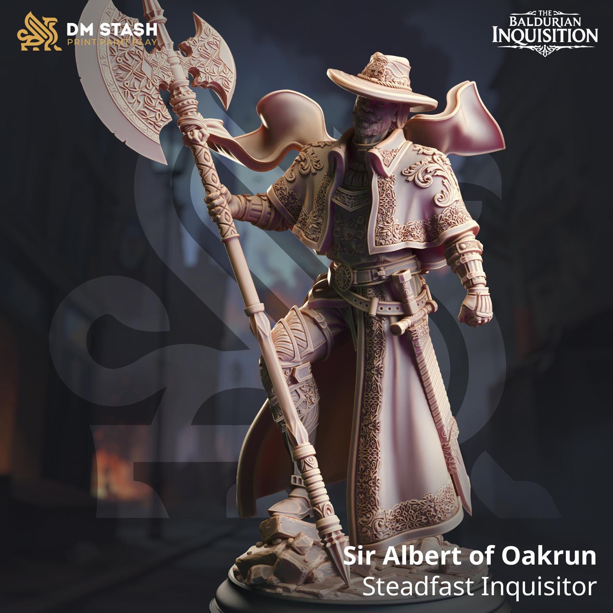 3D Printed Inquisition Mage Slayer by DM Stash