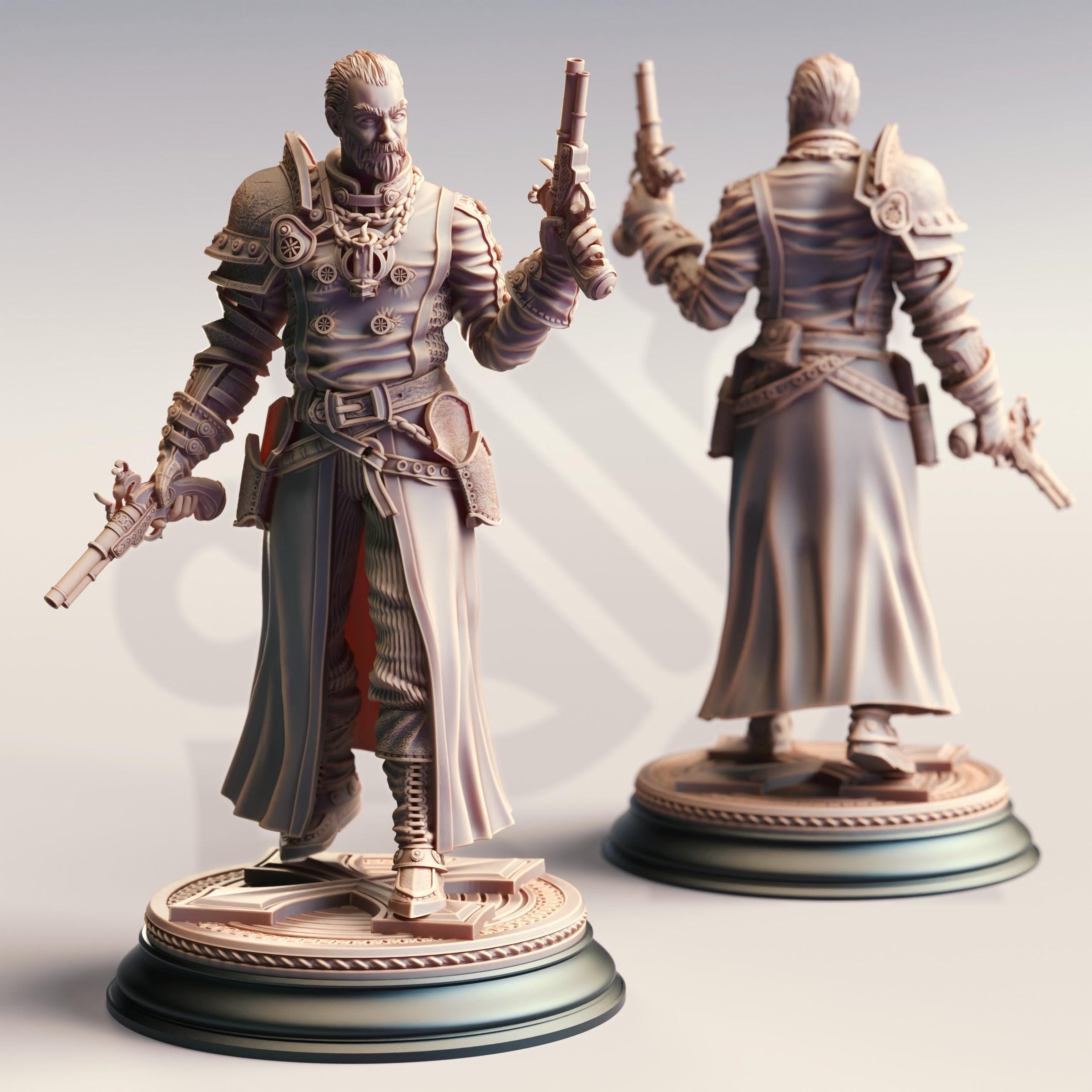 3D Printed Righteous Priest Gunslinger by DM Stash