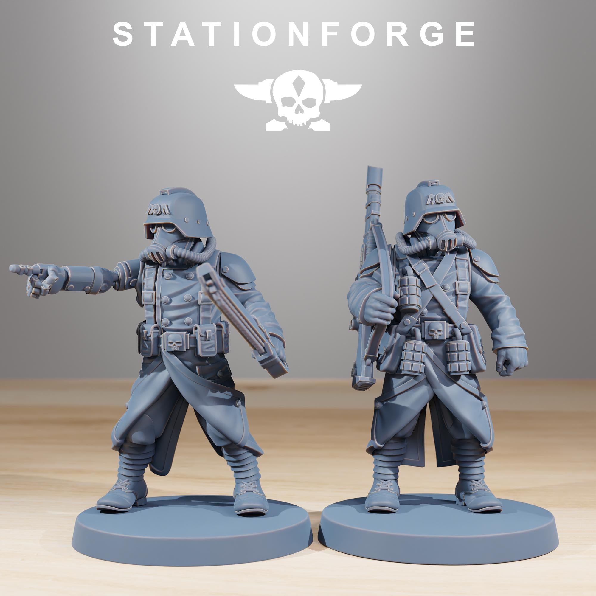 3D Printed GrimGuard Acolytes by StationForge Miniatures