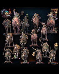 3D Printed Diseased Knights x5 by Lost Kingdom Miniatures
