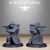 3D Printed GrimGuard Rocketeers by StationForge Miniatures