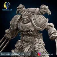 3d Printed Son of The Aesir Champion By Meshbrain Labs Miniatures