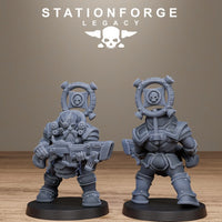 3D Printed Ironvale Dwarf Infantry by Stationforge Legacy Miniatures