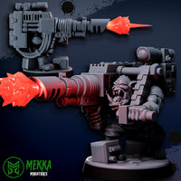 3d Printed Giant Layzer Shoota Orc by Mekka Miniatures