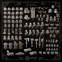 3d Printed Eternal Crusader Battle Priest Upgrade Kit by Greytide Studio