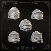 3d Printed Eternal Crusader Shoulderpads #1 by Greytide Studio