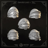 3d Printed Eternal Crusader Shoulderpads x10 #1 by Greytide Studio