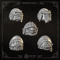 3d Printed Eternal Crusader Shoulderpads x10 #2 by Greytide Studio