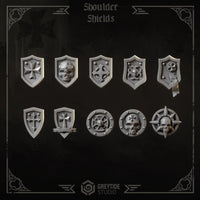 3d Printed Eternal Crusader Tilt Shields by Greytide Studio