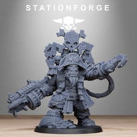 3D Printed Orkaz Pirate Boss by StationForge Miniatures