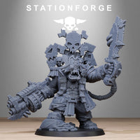 3D Printed Orkaz Pirate Boss by StationForge Miniatures