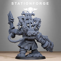 3D Printed Orkaz Pirate Boss by StationForge Miniatures