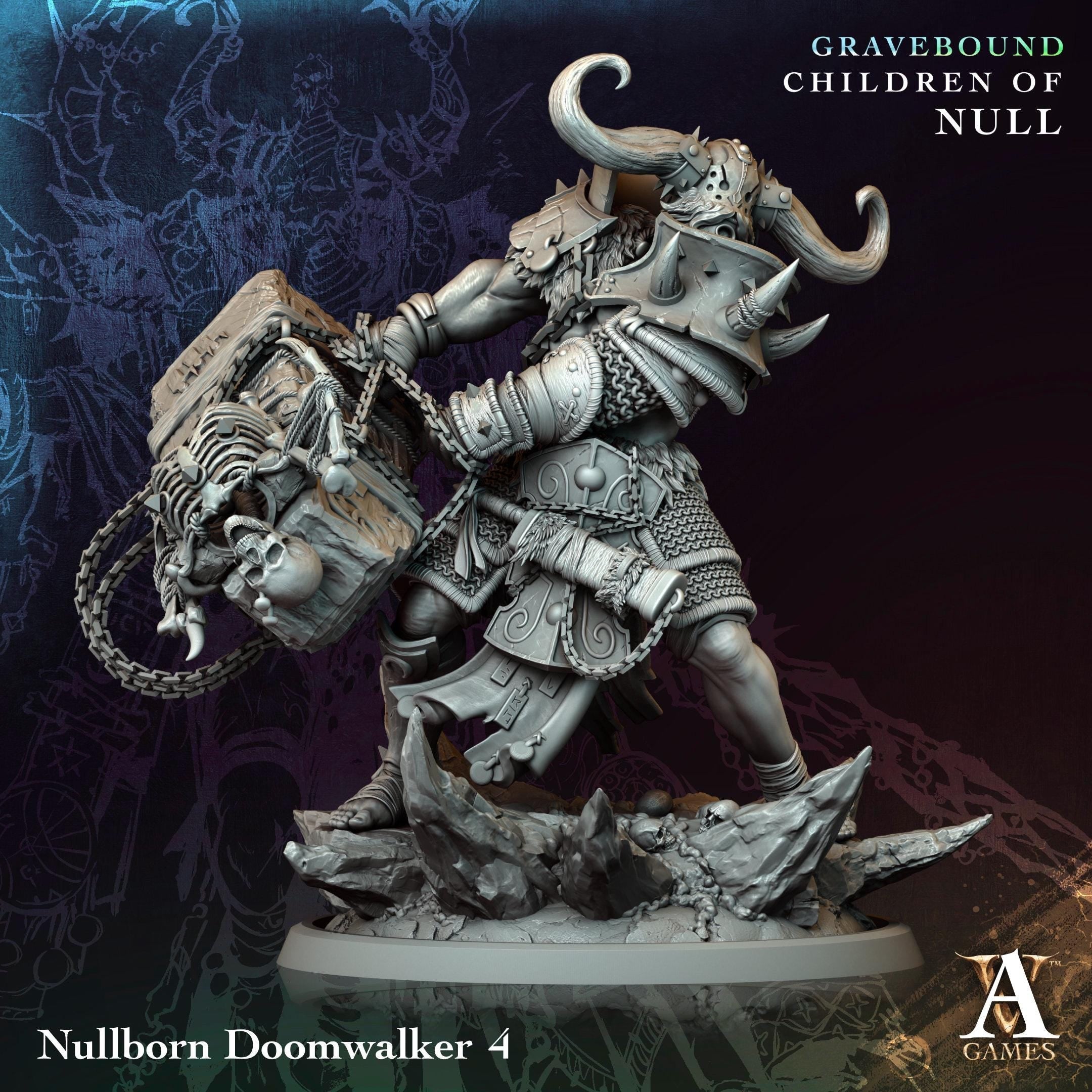 3D Printed Nullborn Doomwalkers by Archvillain Games