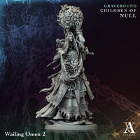 3D Printed Wailing Omens by Archvillain Games