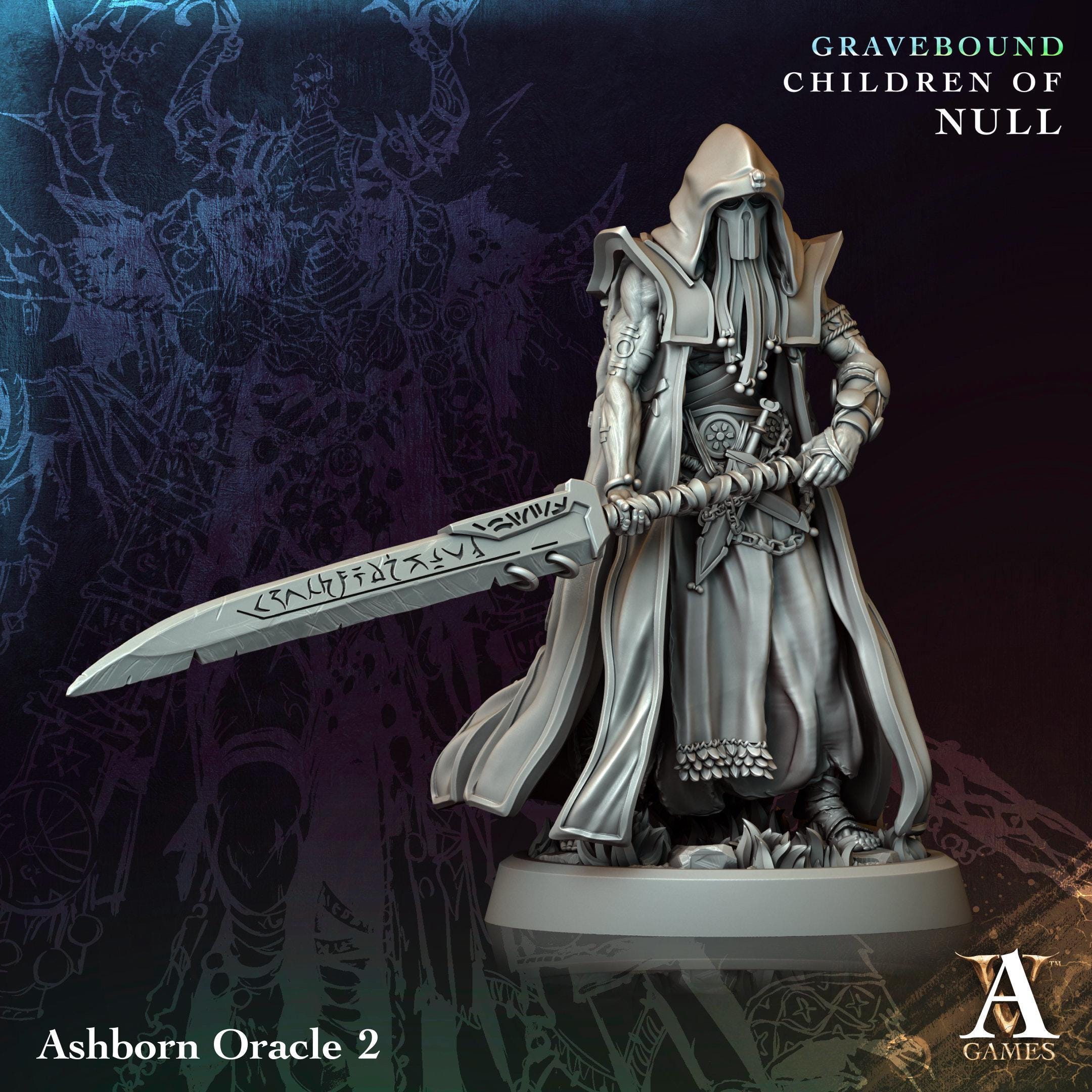 3D Printed Ashborn Oracles by Archvillain Games