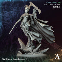 3D Printed Nullborn Prophetess by Archvillain Games