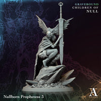 3D Printed Nullborn Prophetess by Archvillain Games