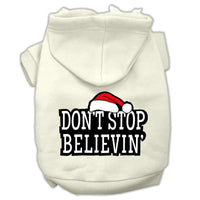 Christmas Pet Hoodie, "Don't Stop Believin"