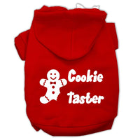 Christmas Pet Hoodie Screen Printed, "Cookie Taster"