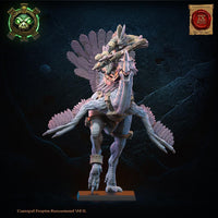 3d Printed Ceratomimus Bow Heroine by Lost Kingdom Miniatures