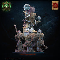 3d Printed Tezcatlipoca, The Living God by Lost Kingdom Miniatures