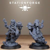 3D Printed Ironvale Skyreapers by StationForge Miniatures
