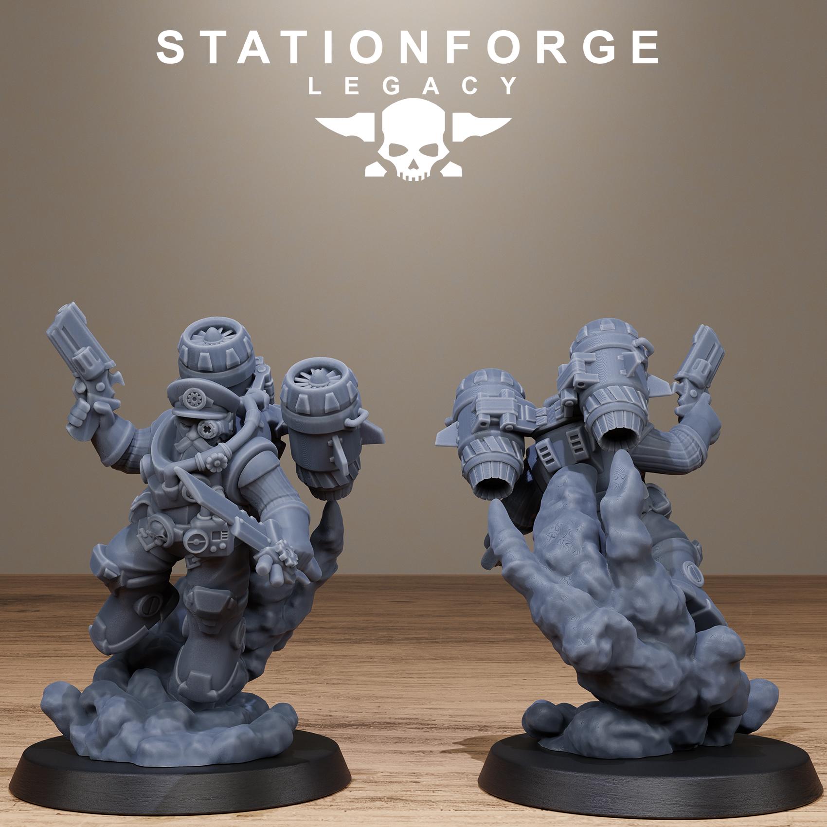 3D Printed Ironvale Skyreapers by StationForge Miniatures