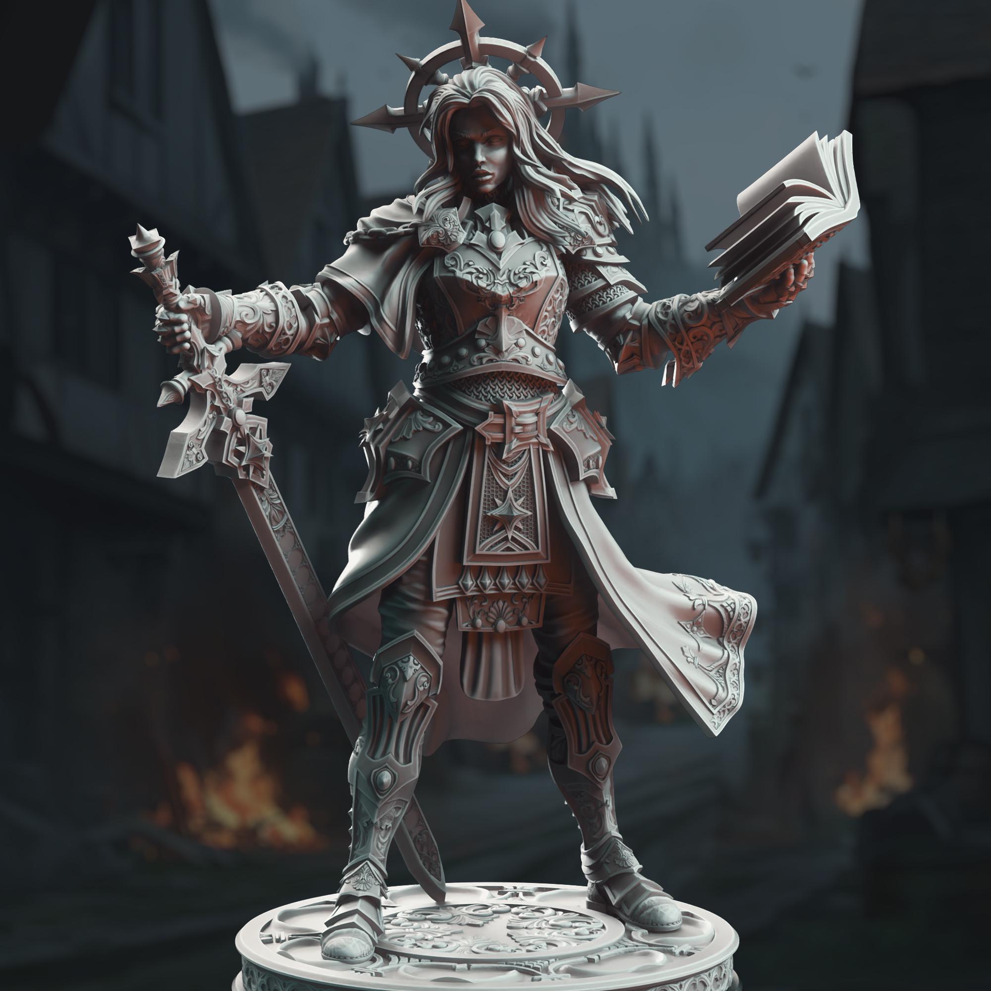 3D Printed Paladin of Vengeance by DM Stash