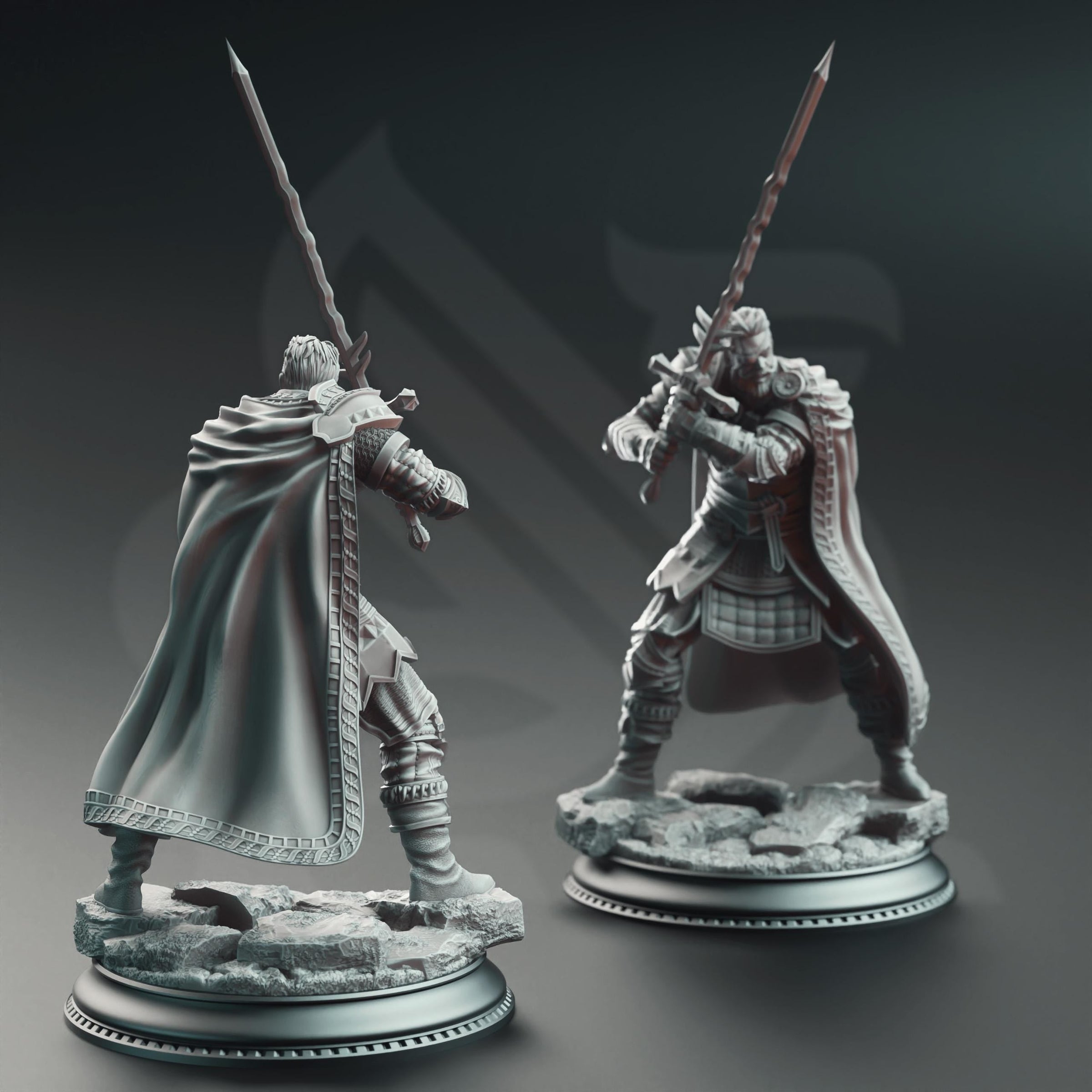 3D Printed Grizzled Veteran Commander by DM Stash