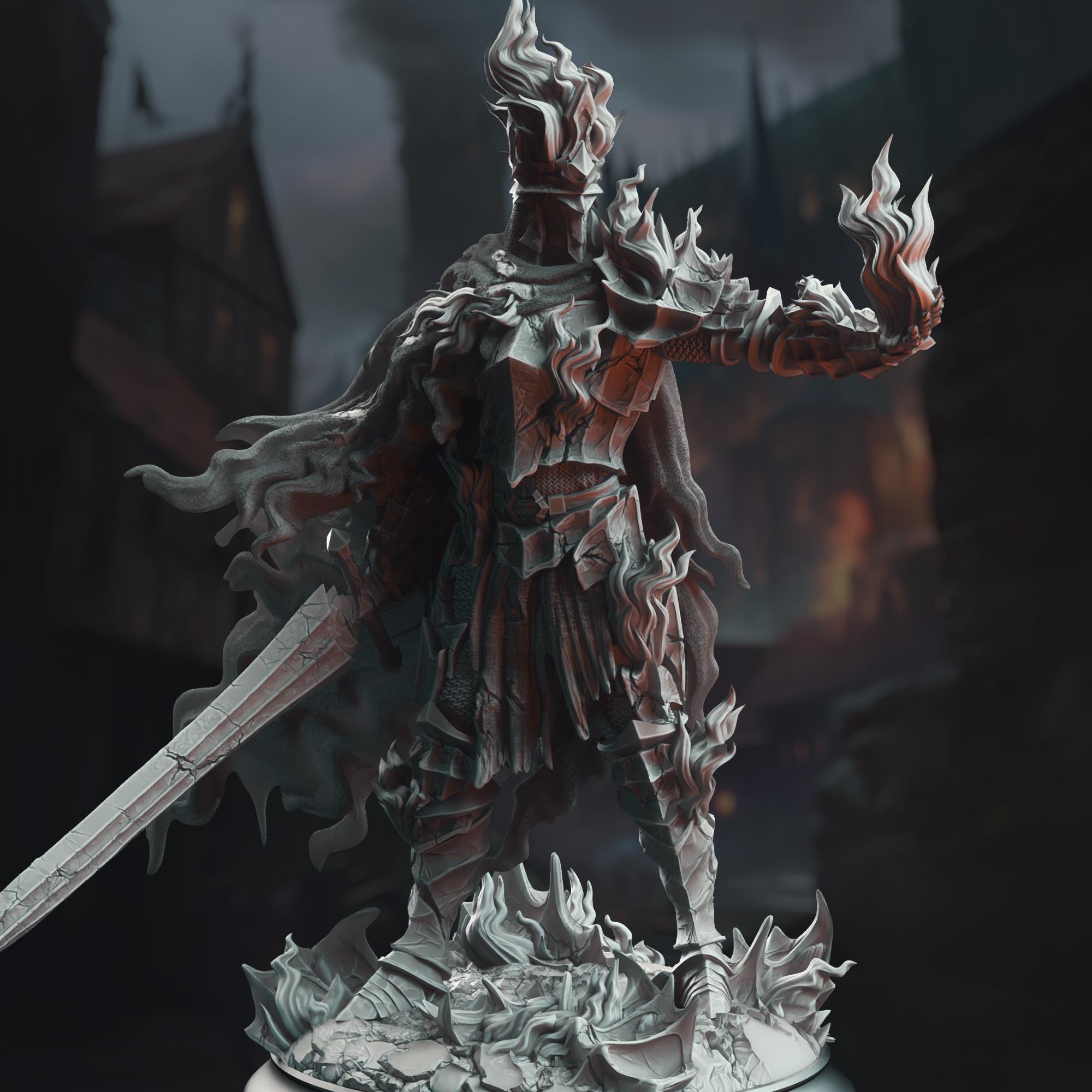 3D Printed The Burning Knight by DM Stash