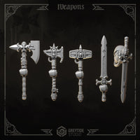 3d Printed Eternal Crusader Weapons Upgrade Kit by Greytide Studio