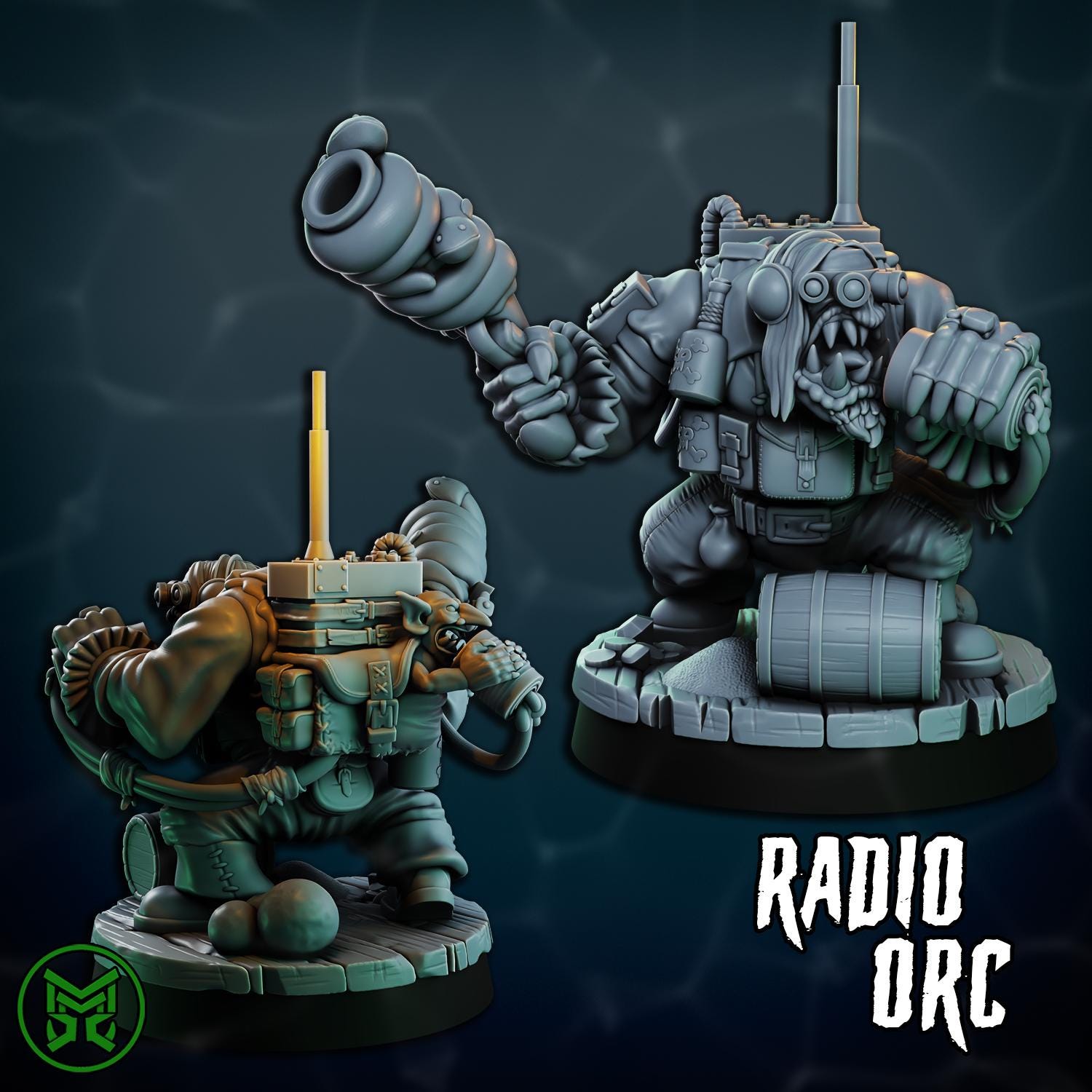 3d Printed Ork Commandos by Mekka Miniatures