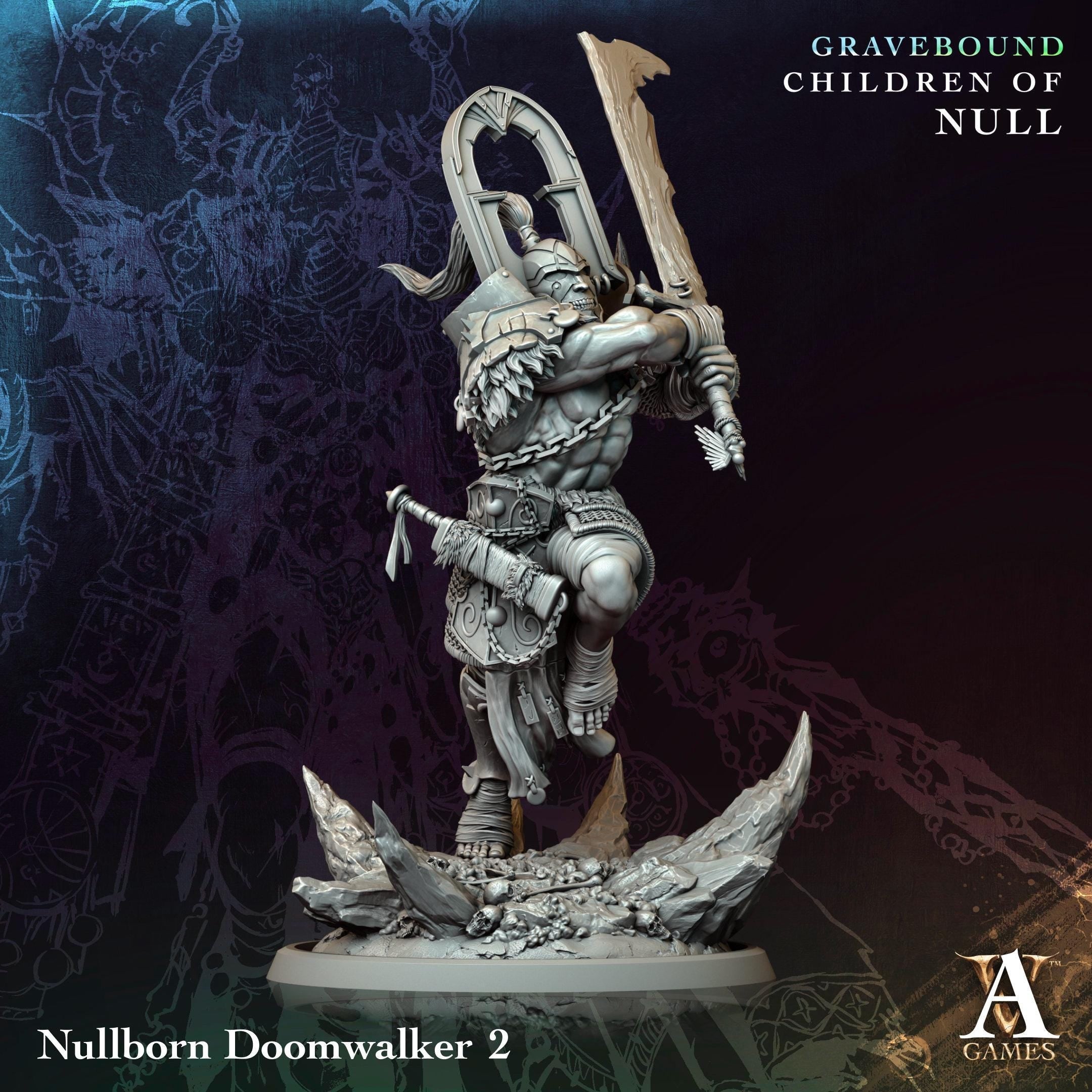 3D Printed Nullborn Doomwalkers by Archvillain Games