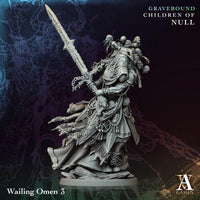 3D Printed Wailing Omens by Archvillain Games