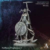 3D Printed Nullborn Prophetess by Archvillain Games