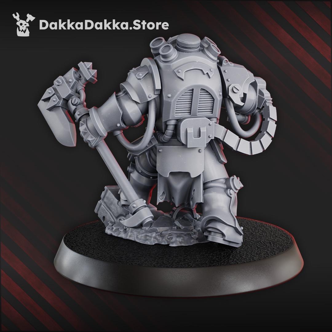 3d Printed Gorgwork Commander by DakkaDakka Miniatures