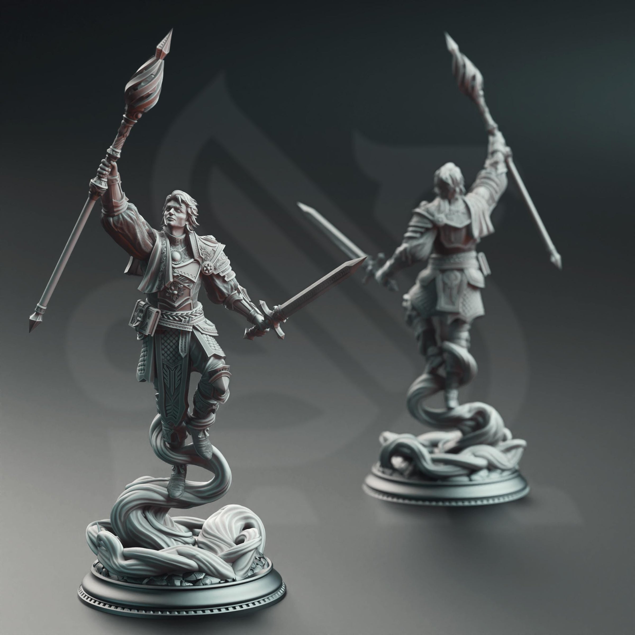 3D Printed Noble Court Wizard by DM Stash