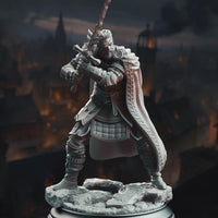 3D Printed Grizzled Veteran Commander by DM Stash