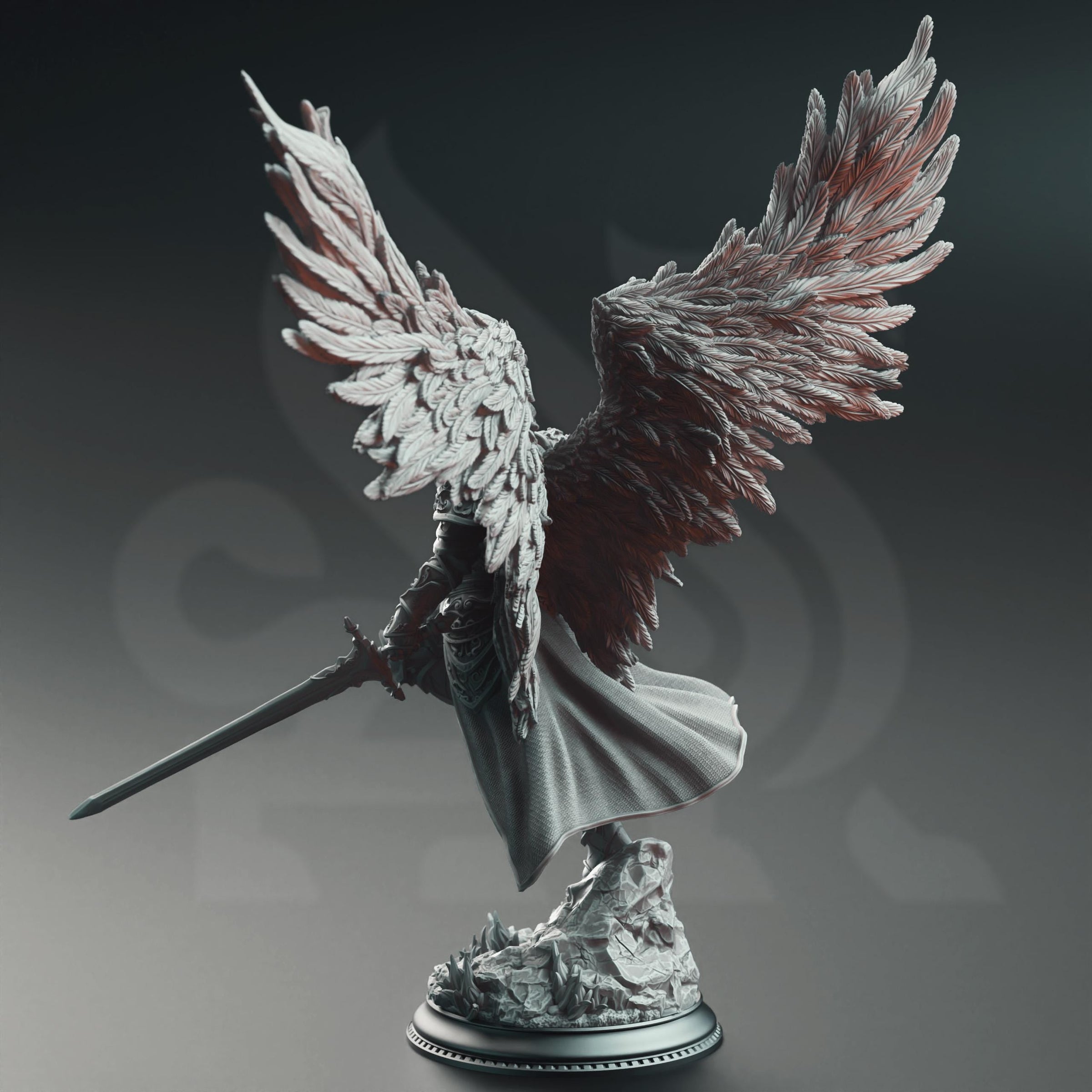 3D Printed Ascended Commander Knight - Lydia the Merciless by DM Stash