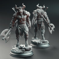3D Printed Minotaur Warriors by DM Stash