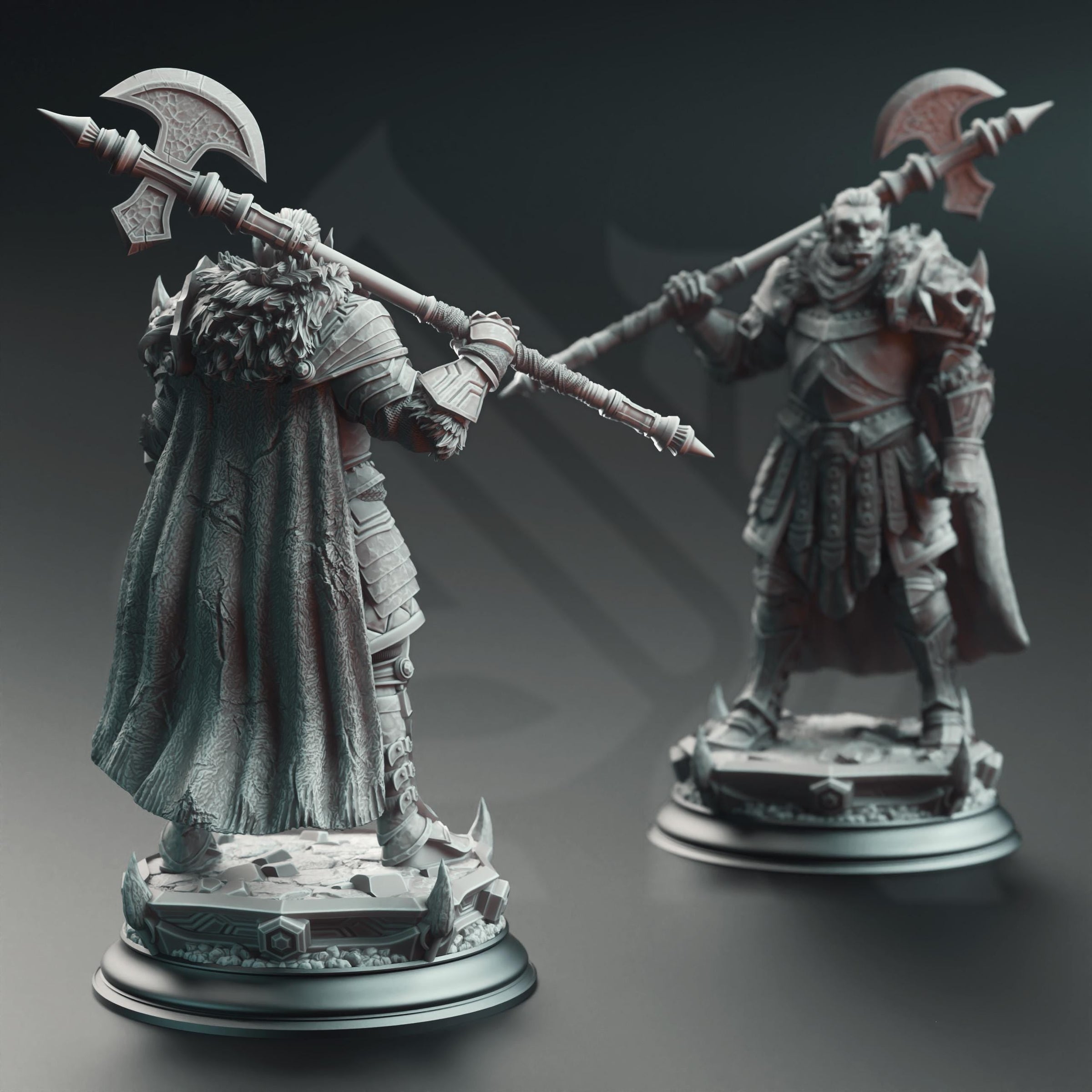 3D Printed Orc Grimdark Knight by DM Stash
