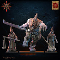 3D Printed Blessed and Archcultists by Lost Kingdom Miniatures