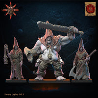 3D Printed Blessed and Archcultists by Lost Kingdom Miniatures
