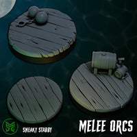 3d Printed Sneaky Orcs by Mekka Miniatures