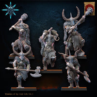 3D Printed Heavy Weapon Barbarian Regiment x10 by Lost Kingdom Miniatures